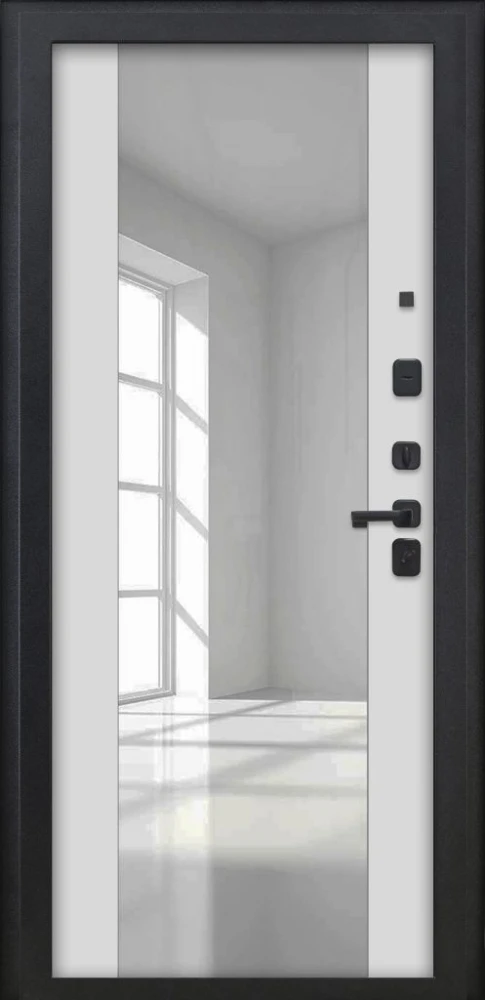 Входная дверь ДвериПРО L-45 ФЛЗ -1 белый матовый DPRO220947 внутренняя сторона